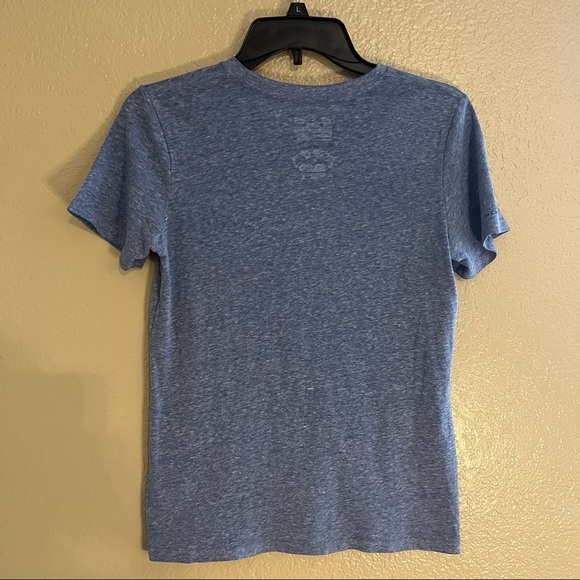 Under Armor Small Semi-Fitted Blue and Yellow Batman Tee - Picture 2 of 6